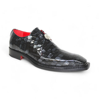 Emilio Franco Santo Men's Shoes Patent Leather Multi Croco Print Oxford (EFC1037)-AmbrogioShoes