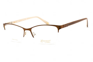 Emozioni 4379 Eyeglasses Brown Gold / Clear Lens-AmbrogioShoes