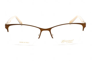 Emozioni 4379 Eyeglasses Brown Gold / Clear Lens-AmbrogioShoes