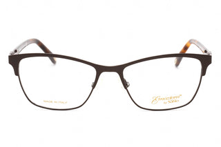 Emozioni EM 4392 Eyeglasses Brown / Clear Lens-AmbrogioShoes