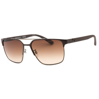 Emporio Armani 0EA2134 Sunglasses Matte Brown Gunmetal / Brown Gradient-AmbrogioShoes