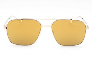 Emporio Armani 0EA2150 Sunglasses Shiny Pale Gold / Violet Internal Silver Mirror-AmbrogioShoes