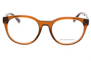 Emporio Armani 0EA3207 Eyeglasses Transparent Brown / Clear demo lens-AmbrogioShoes