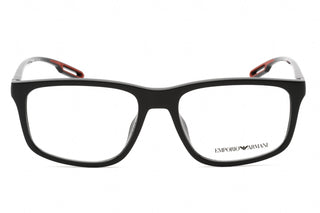 Emporio Armani 0EA3209U Eyeglasses Shiny Black/Clear demo lens-AmbrogioShoes