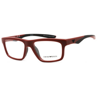 Emporio Armani 0EA3220U Eyeglasses Matte Bordeaux / Clear Lens-AmbrogioShoes