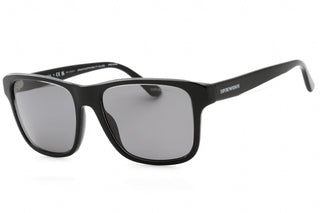 Emporio Armani 0EA4208 Sunglasses Glossy Black/Clear Top / Dark Grey Polarized-AmbrogioShoes