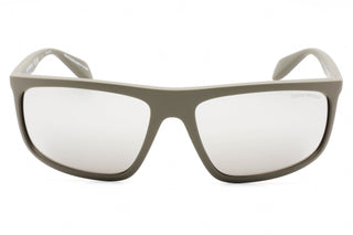 Emporio Armani 0EA4212U Sunglasses Matte Mud Rubber Black / Light Grey Mirror Silver-AmbrogioShoes