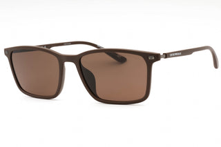 Emporio Armani 0EA4223U Sunglasses Matte Brown / Brown-AmbrogioShoes