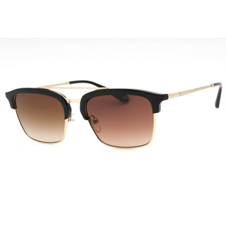 Emporio Armani 0EA4228 Sunglasses Shiny Black/Matte Pale Gold / Brown Gradient-AmbrogioShoes