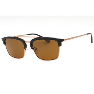 Emporio Armani 0EA4228 Sunglasses Shiny Brown/Matte Pink Gold / Dark Brown-AmbrogioShoes