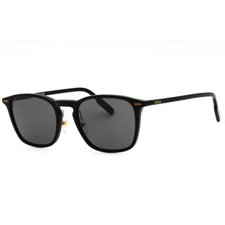 Ermenegildo Zegna EZ0211-H Sunglasses shiny black / smoke-AmbrogioShoes