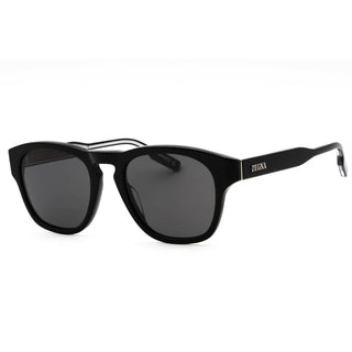 Ermenegildo Zegna EZ0221 Sunglasses shiny black / smoke-AmbrogioShoes