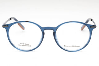 Ermenegildo Zegna EZ5171 Eyeglasses shiny blue/Clear demo lens-AmbrogioShoes