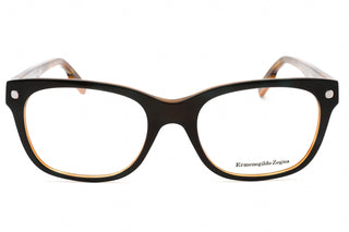 Ermenegildo Zegna EZ5230 Eyeglasses shiny dark green/clear demo lens-AmbrogioShoes