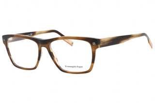 Ermenegildo Zegna EZ5231 Eyeglasses Dark Brown Havana / clear demo lens-AmbrogioShoes