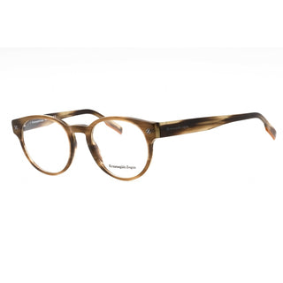 Ermenegildo Zegna EZ5232 Eyeglasses dark brown/other/clear demo lens-AmbrogioShoes