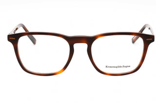 Ermenegildo Zegna EZ5244 Eyeglasses dark havana/clear demo lens-AmbrogioShoes