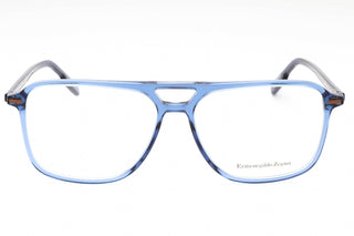 Ermenegildo Zegna EZ5247 Eyeglasses shiny blue/Clear demo lens-AmbrogioShoes