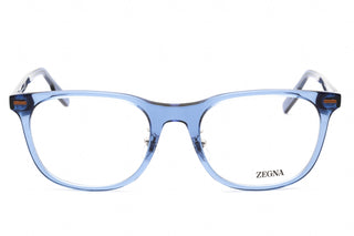 Ermenegildo Zegna EZ5248-H Eyeglasses Shiny Blue / Clear Lens-AmbrogioShoes