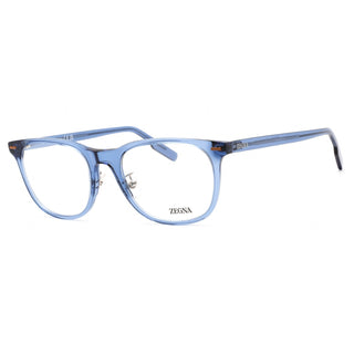 Ermenegildo Zegna EZ5248-H Eyeglasses Shiny Blue / Clear Lens-AmbrogioShoes