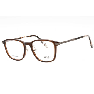 Ermenegildo Zegna EZ5251-H Eyeglasses dark brown/other/clear demo lens-AmbrogioShoes