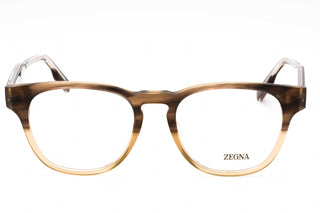 Ermenegildo Zegna EZ5261 Eyeglasses dark brown/other/Clear demo lens-AmbrogioShoes