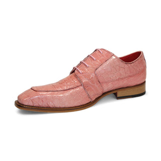 Fennix Charles Men's Shoes Antique Pink Alligator Exotic Oxfords (FX1146)-AmbrogioShoes