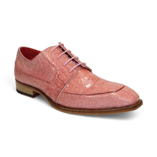 Fennix Charles Men's Shoes Antique Pink Alligator Exotic Oxfords (FX1146)-AmbrogioShoes