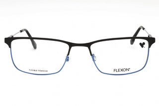 Flexon FLEXON E1120 Eyeglasses BLACK/BLUE/Clear demo lens-AmbrogioShoes