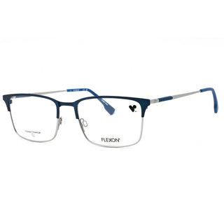 Flexon FLEXON E1132 Eyeglasses MATTE NAVY/SILVER/Clear demo lens-AmbrogioShoes