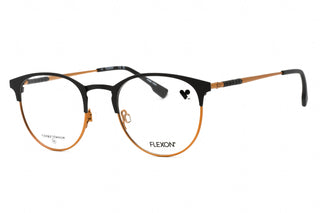 Flexon FLEXON E1133 Eyeglasses MATTE BLACK COPPER/Clear demo lens-AmbrogioShoes