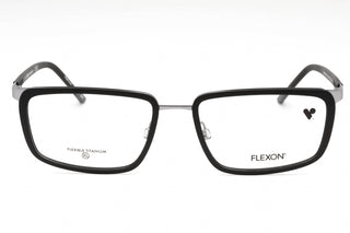 Flexon FLEXON E1138 Eyeglasses MATTE BLACK/GUNMETAL/Clear demo lens-AmbrogioShoes