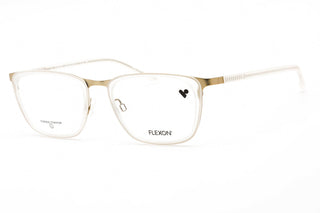 Flexon FLEXON E1139 Eyeglasses Matte Crystal/Gold / Clear Lens-AmbrogioShoes