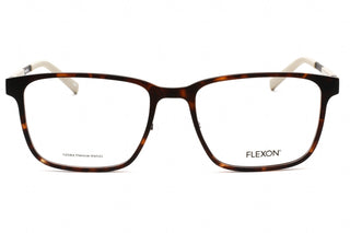 Flexon FLEXON EP8004 Eyeglasses Matte Dark Tortoise / Clear Lens-AmbrogioShoes