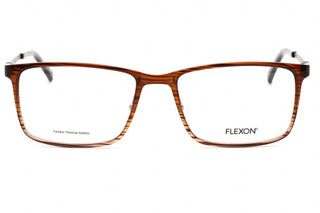 Flexon FLEXON EP8009 Eyeglasses Brown/Grey Gradient / Clear Lens-AmbrogioShoes