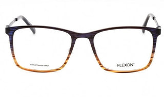 Flexon FLEXON EP8011 Eyeglasses NAVY/AMBER GRADIENT/Clear demo lens-AmbrogioShoes