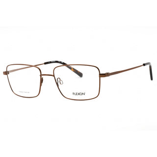 Flexon FLEXON H6058 Eyeglasses DARK BROWN /Clear demo lens-AmbrogioShoes