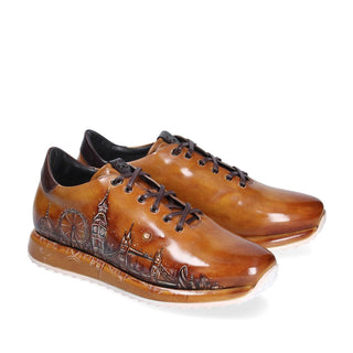 Franceschetti London Men's Shoes Calf-Skin Leather Casual Sneakers (FCCT1079)-AmbrogioShoes