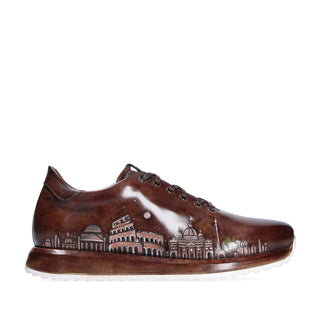 Franceschetti Rome Men's Shoes Calf-Skin Leather Casual Sneakers (FCCT1075)-AmbrogioShoes