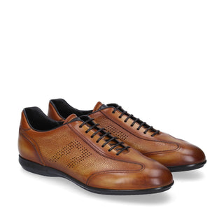 Franceschetti Verona Men's Shoes Calf-Skin Leather Casual Sneakers (FCCT1048)-AmbrogioShoes