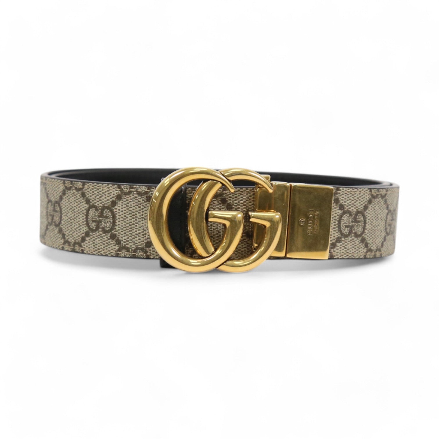 Fabric gucci belt deals