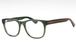 Gucci GG0004ON Eyeglasses Green / Clear demo lens-AmbrogioShoes