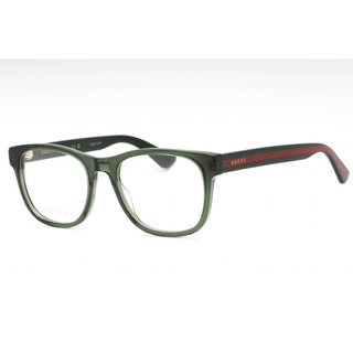 Gucci GG0004ON Eyeglasses Green / Clear demo lens-AmbrogioShoes