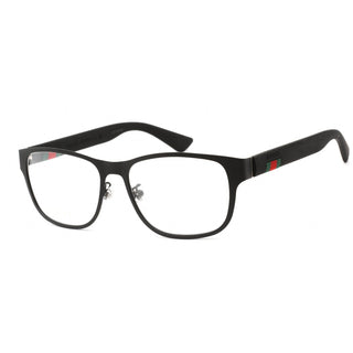 Gucci GG0013O Eyeglasses BLACK-BLACK / TRANSPARENT-AmbrogioShoes