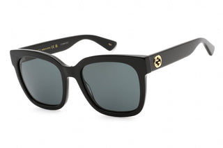 Gucci GG0034SN Sunglasses Black / Grey-AmbrogioShoes