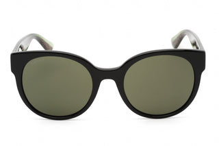 Gucci GG0035SN Sunglasses Black / Green-AmbrogioShoes