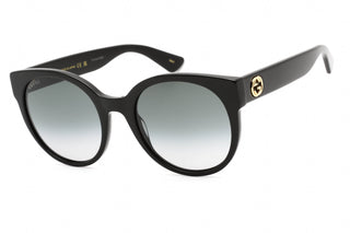 Gucci GG0035SN Sunglasses Shiny Black / Grey Gradient-AmbrogioShoes