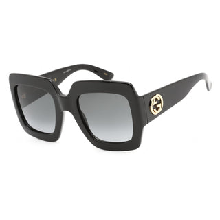Gucci GG0053SN Sunglasses Black / Grey Gradient-AmbrogioShoes