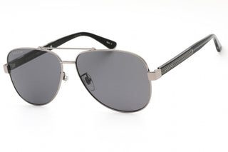 Gucci GG0528S Sunglasses Ruthenium/Grey-AmbrogioShoes