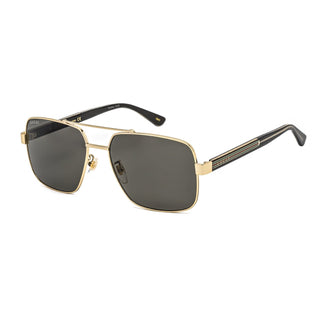 Gucci GG0529S Sunglasses Gold Crystal / Grey-AmbrogioShoes